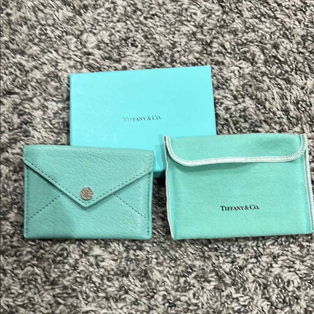 Authentic Tiffany & Co Leather Card Case
